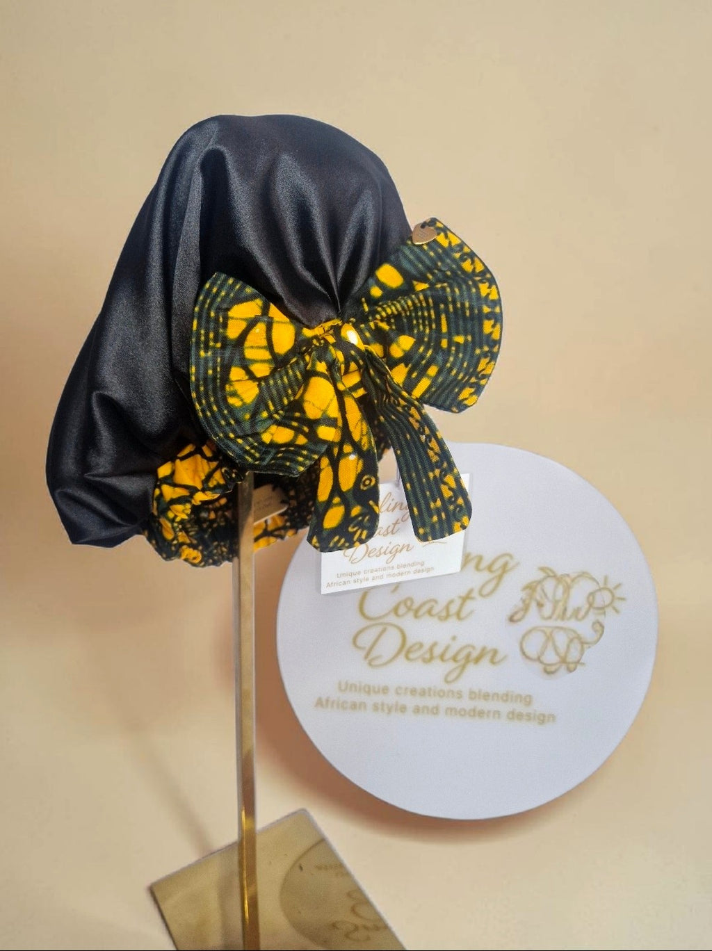African Waxprint / Satin Bonnet (229kr)