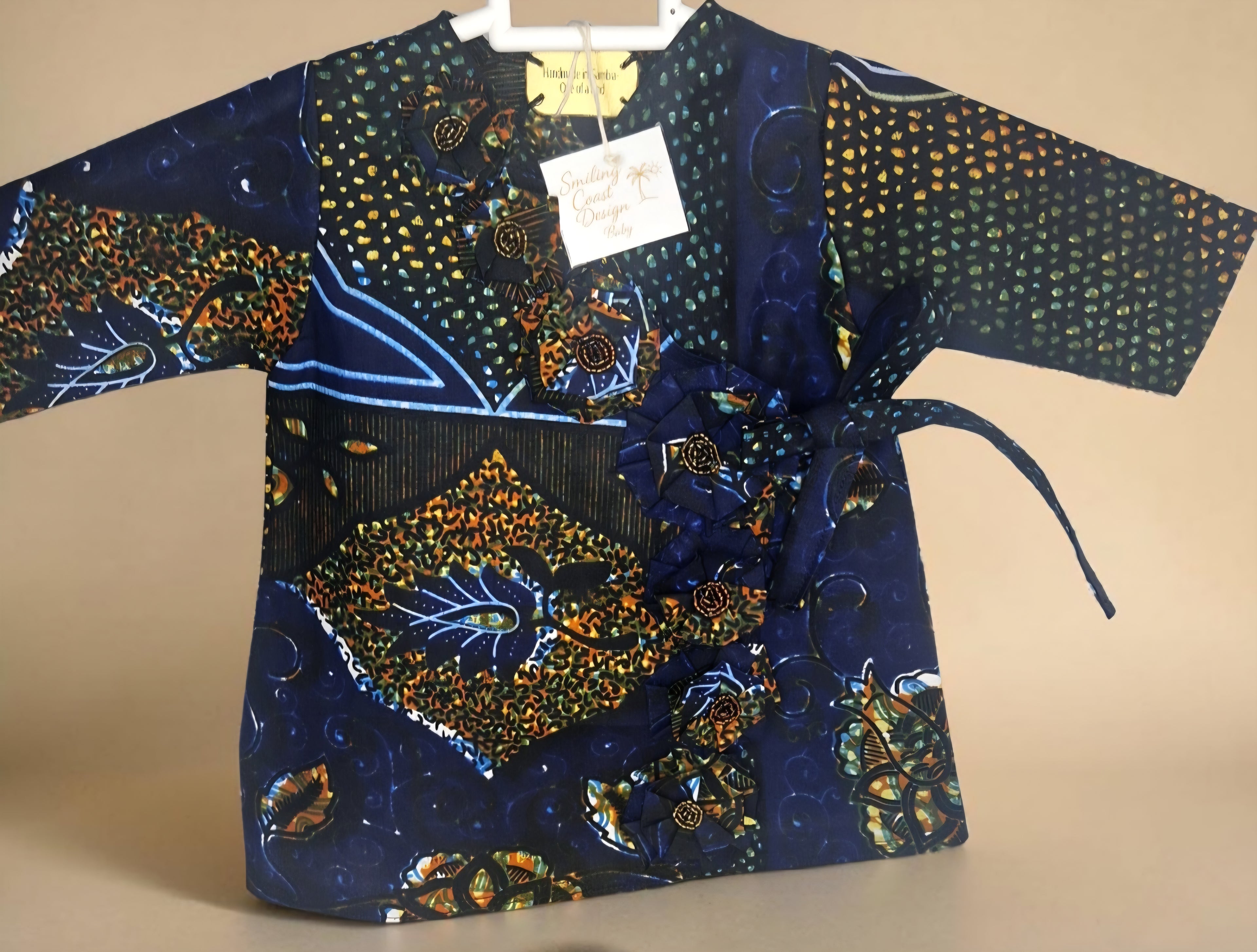 African waxprint Baby Dress and Headband  (349 kr)
