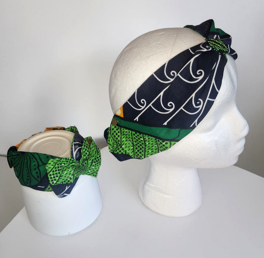 Mommy & Baby African waxprint - Headband Set (329 kr)