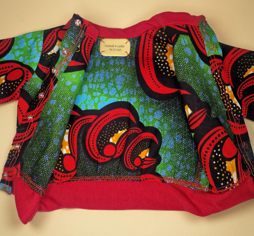 African waxprint Baby tracksuit (559kr)