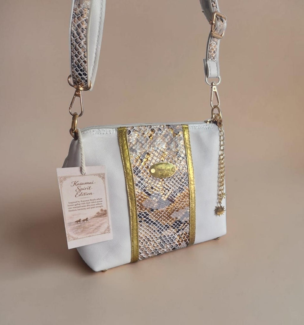 Snakeskin-print Crossbody Bag (595 kr)