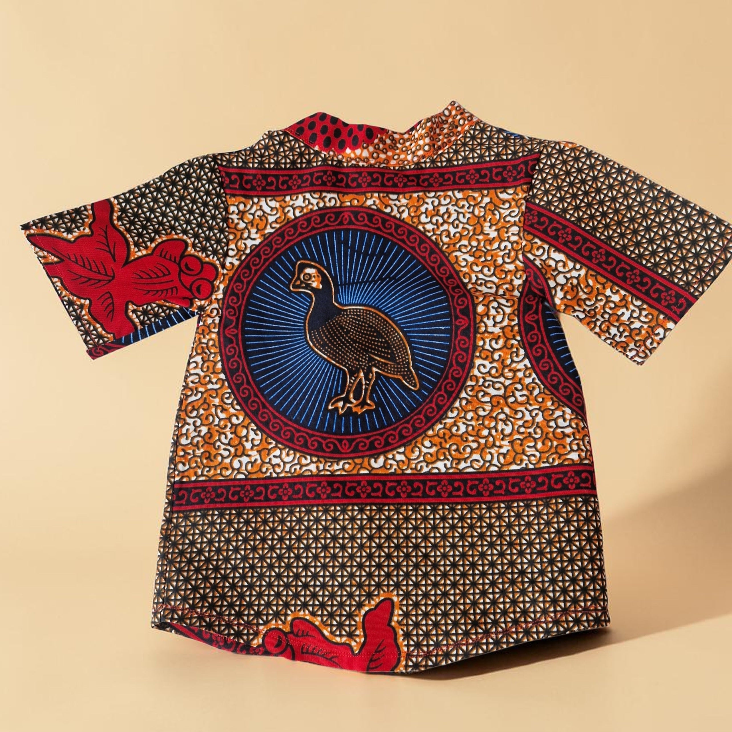 African Wax Print Shirt & Shorts Set – 12–18 Months(549 kr)