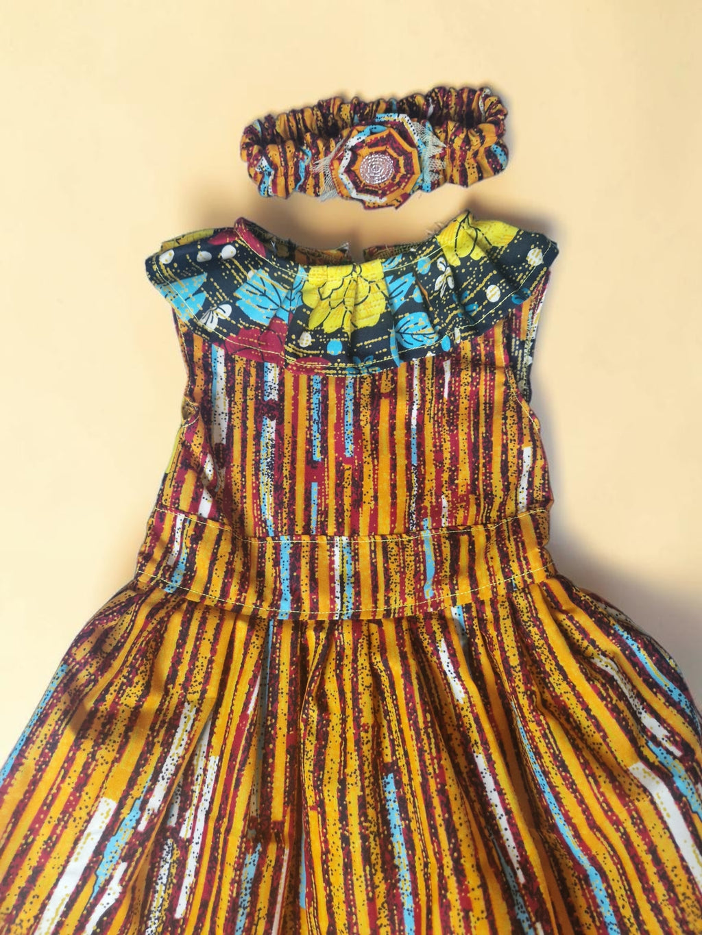 African Baby Dress with Matching Headband | 12–18 Months(549 kr)
