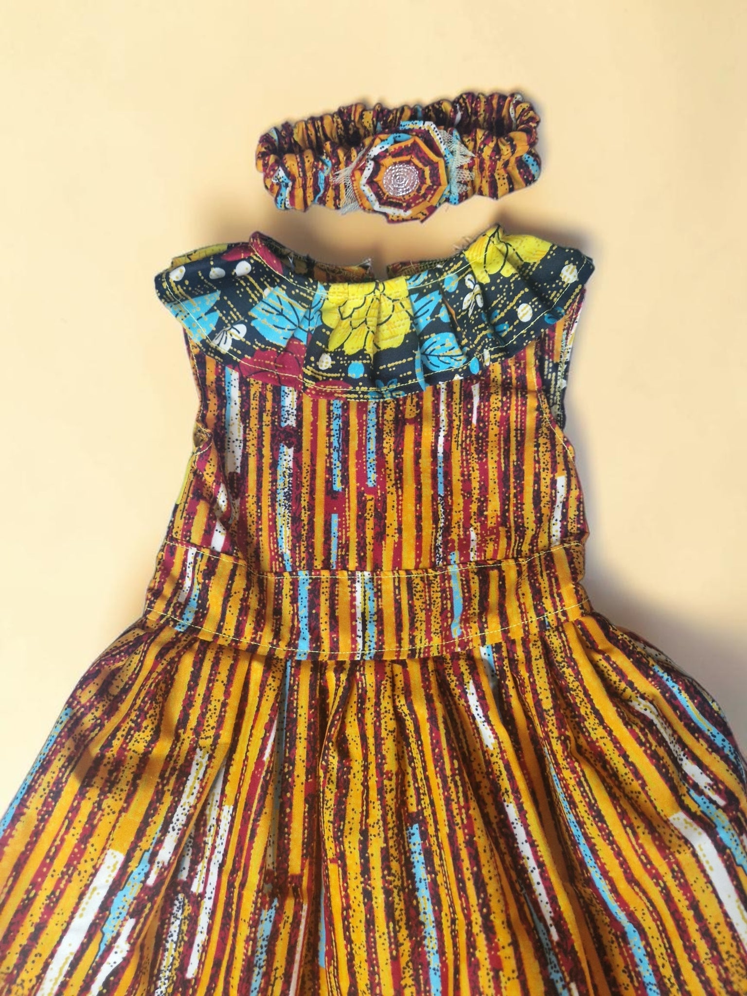 African Baby Dress with Matching Headband | 12–18 Months(549 kr)