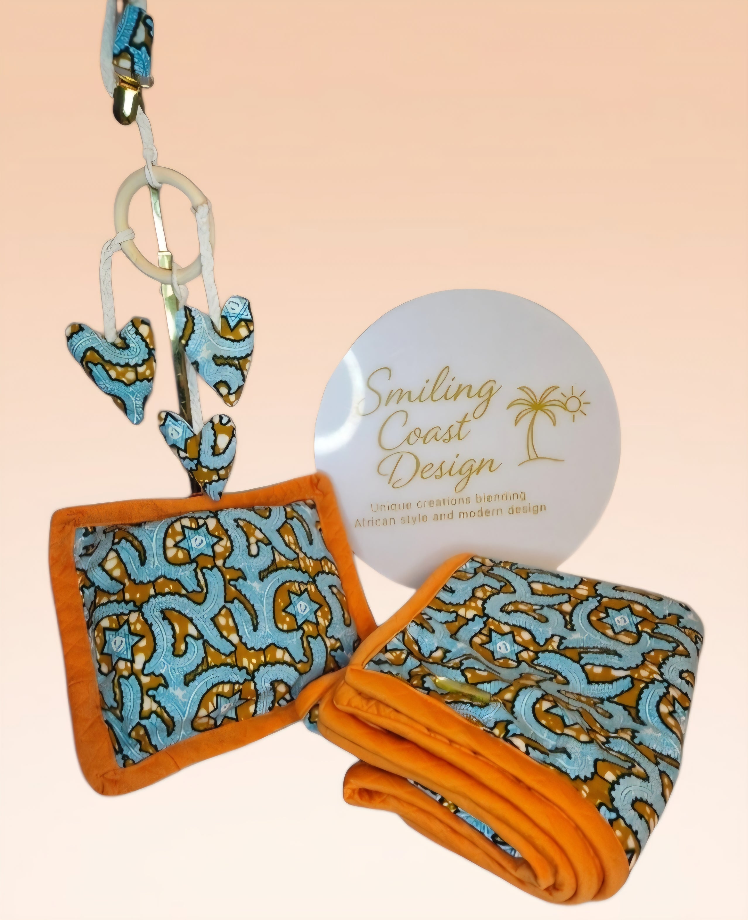 African waxprint/Baby Stroller Set (995 kr)