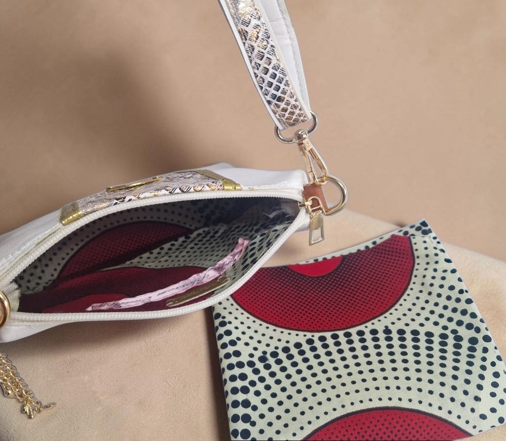 Snakeskin-print Crossbody Bag (595 kr)
