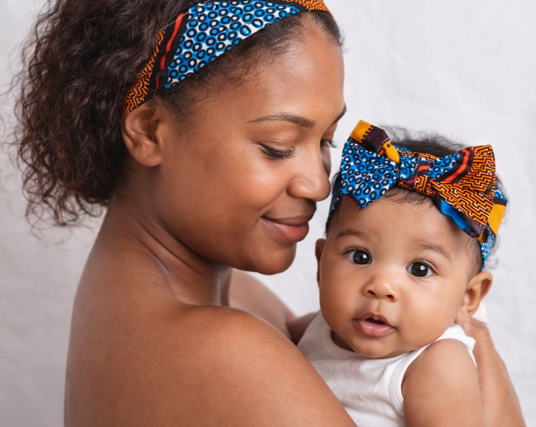 Mommy & Baby-  African Waxprint Headband Set (229 kr)