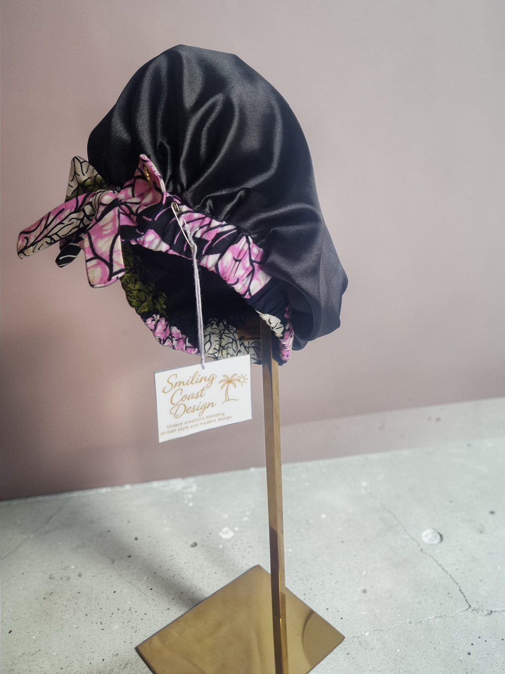 African Waxprint / Satin Bonnet (229kr)