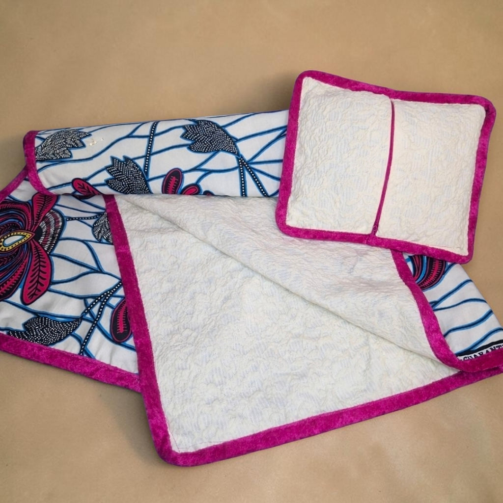 African waxprint/Baby Stroller Set (995 kr)