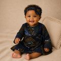 African waxprint Baby Dress and Headband  (349 kr)