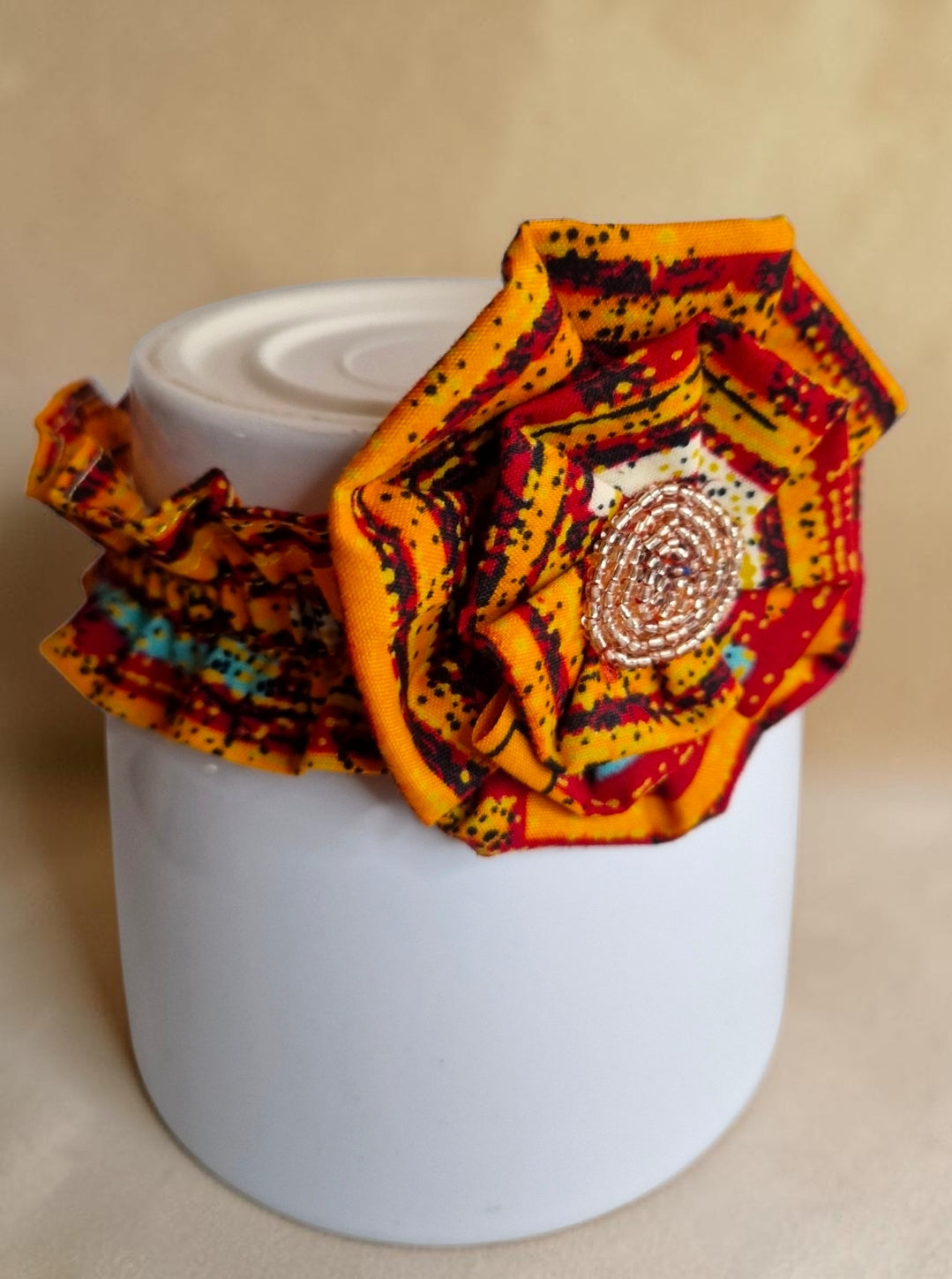 African Wax Print Baby Dress & Headband Set (429 kr)