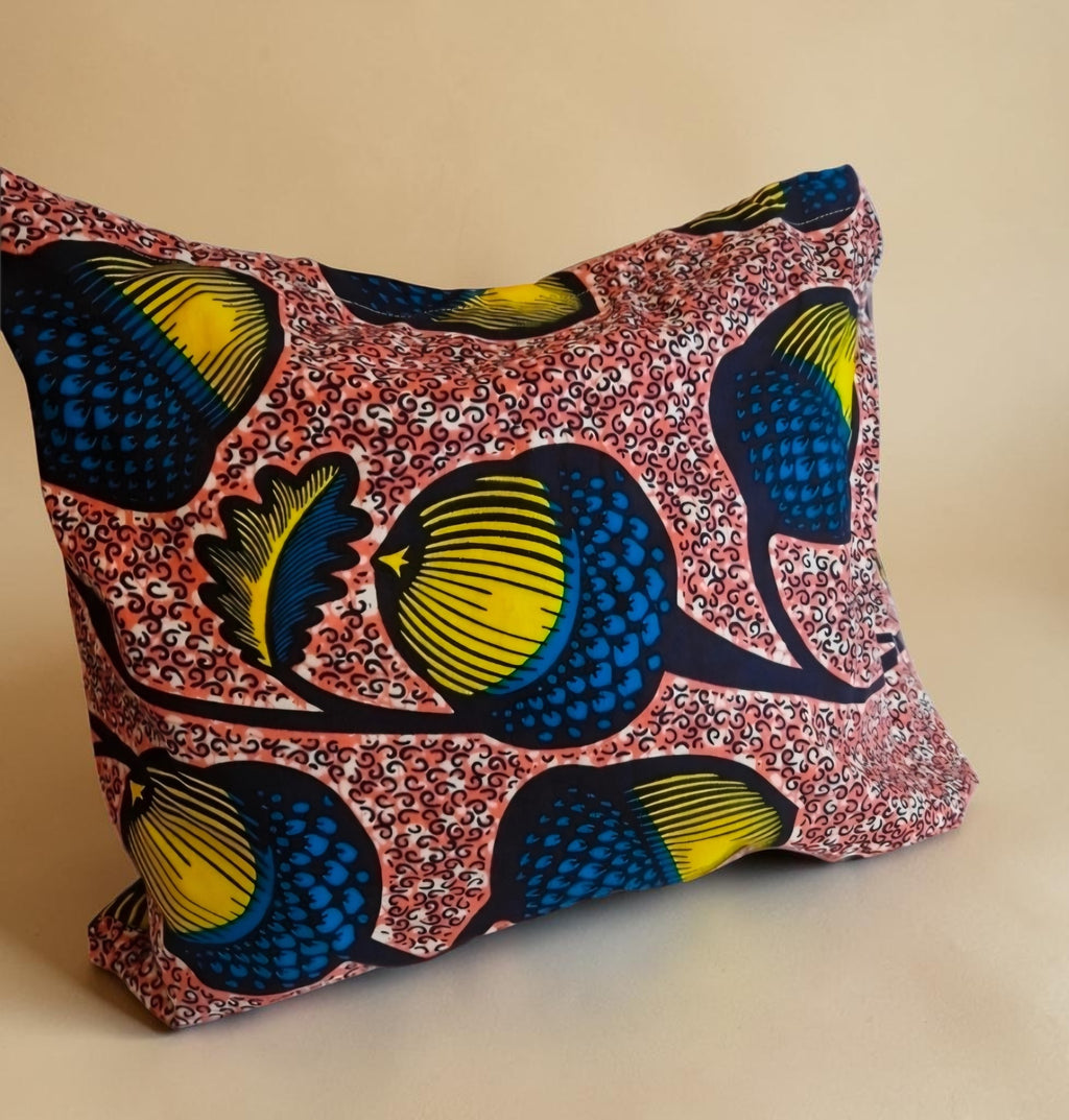 African Wax Print/ Vegan leather Handbag Set (1095 kr)