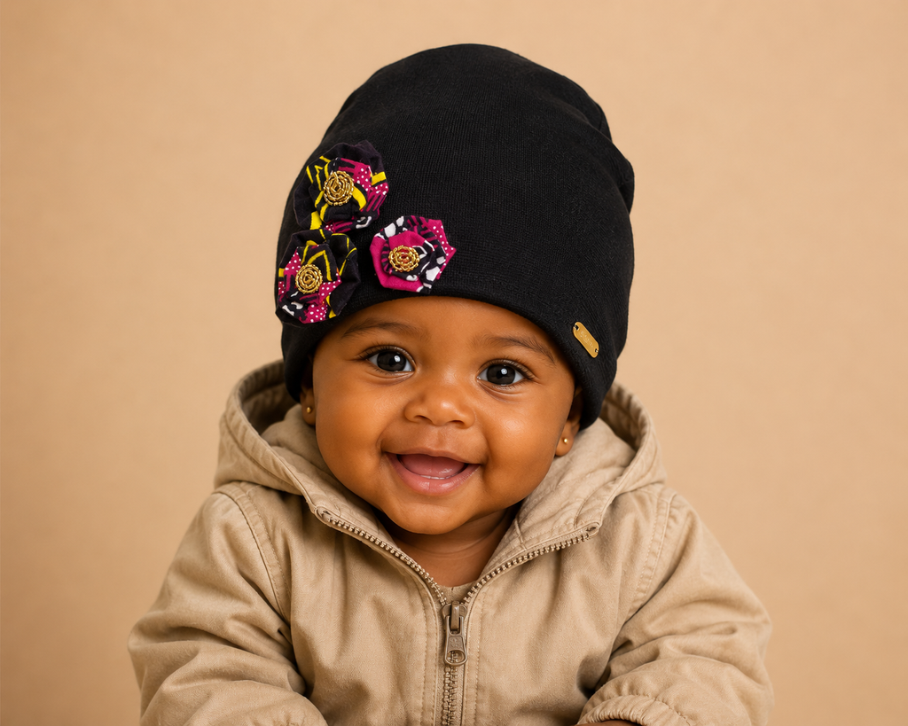 African waxprint Baby spring hat (199 kr)
