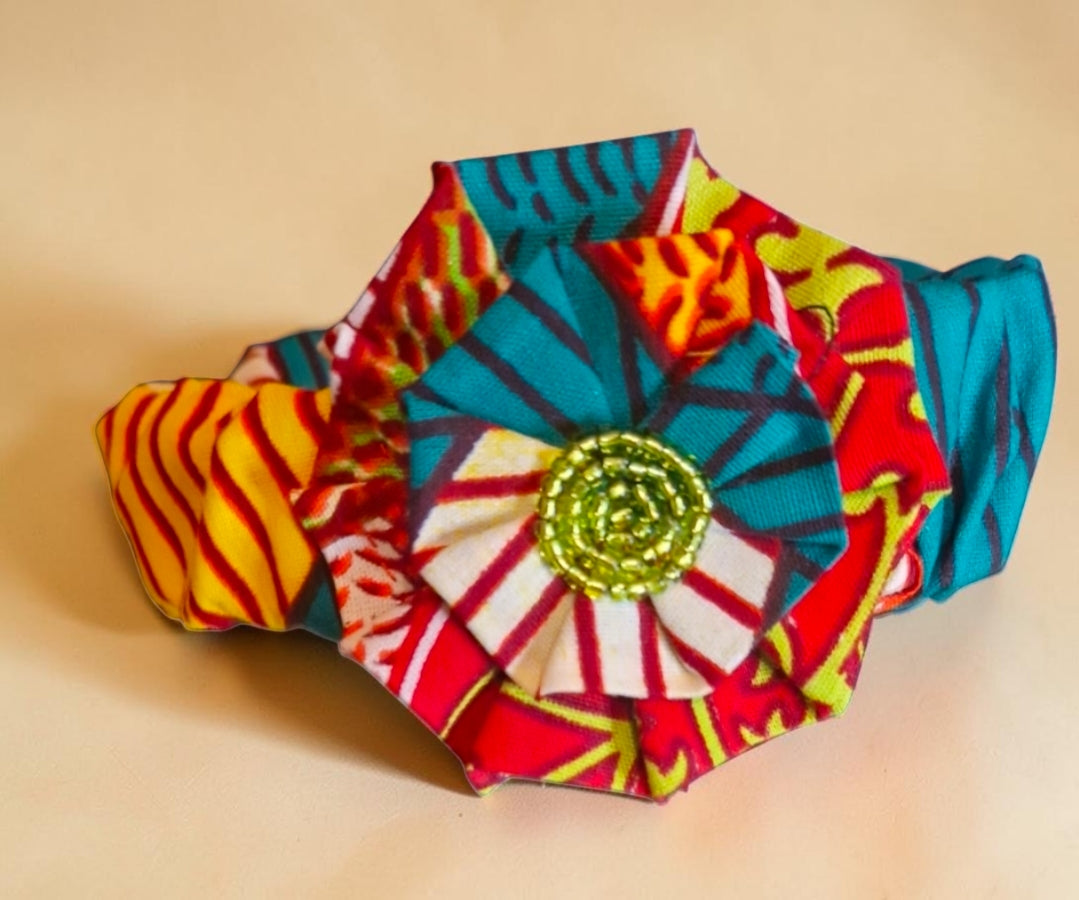 African Waxprint Baby Dress & Headband Set (399 kr)