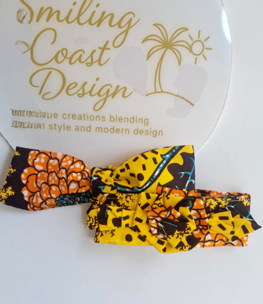 Mommy & Baby- African Waxprint Headband Set (299 kr)
