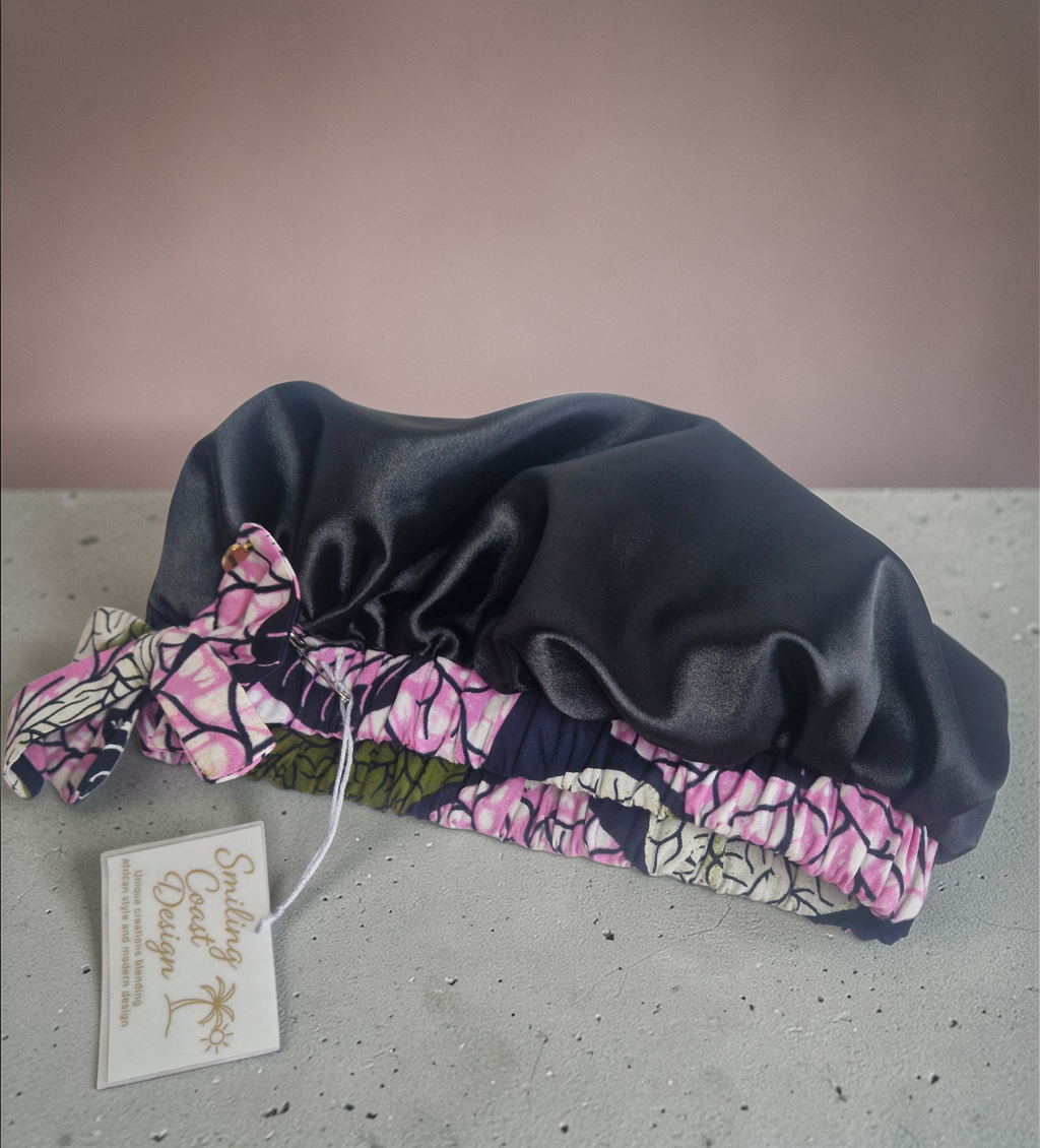 African Waxprint / Satin Bonnet (229kr)