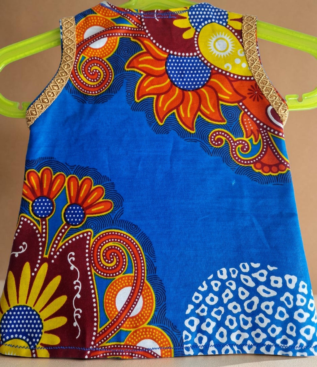African Wax Print Baby Dress &  Headband Set (429 kr)