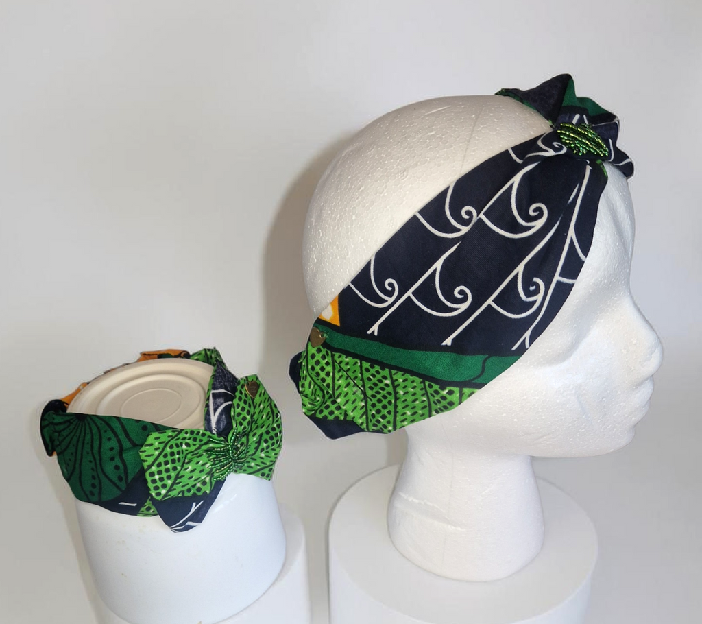 Mommy & Baby African waxprint - Headband Set (329 kr)