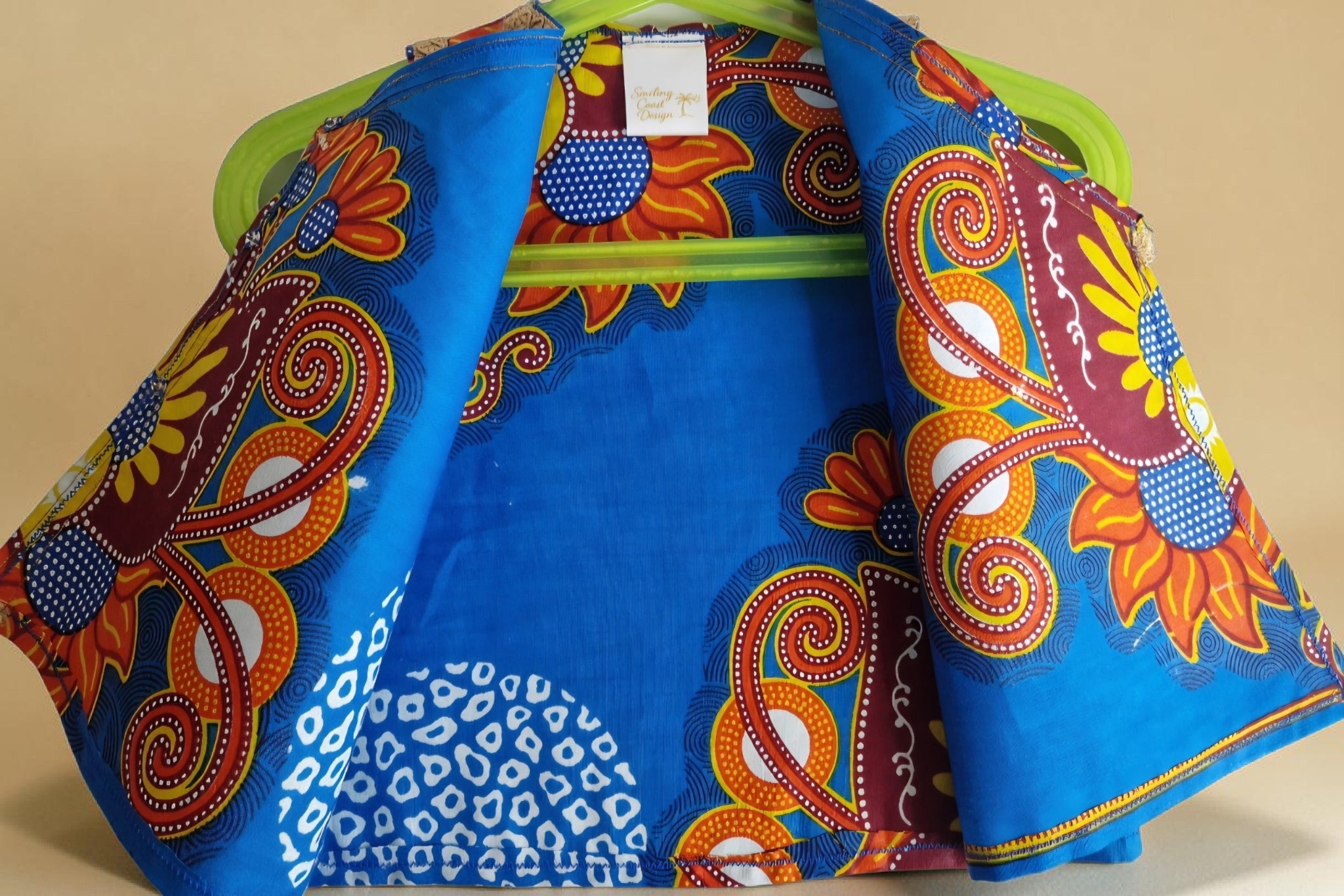 African Wax Print Baby Dress &  Headband Set (429 kr)