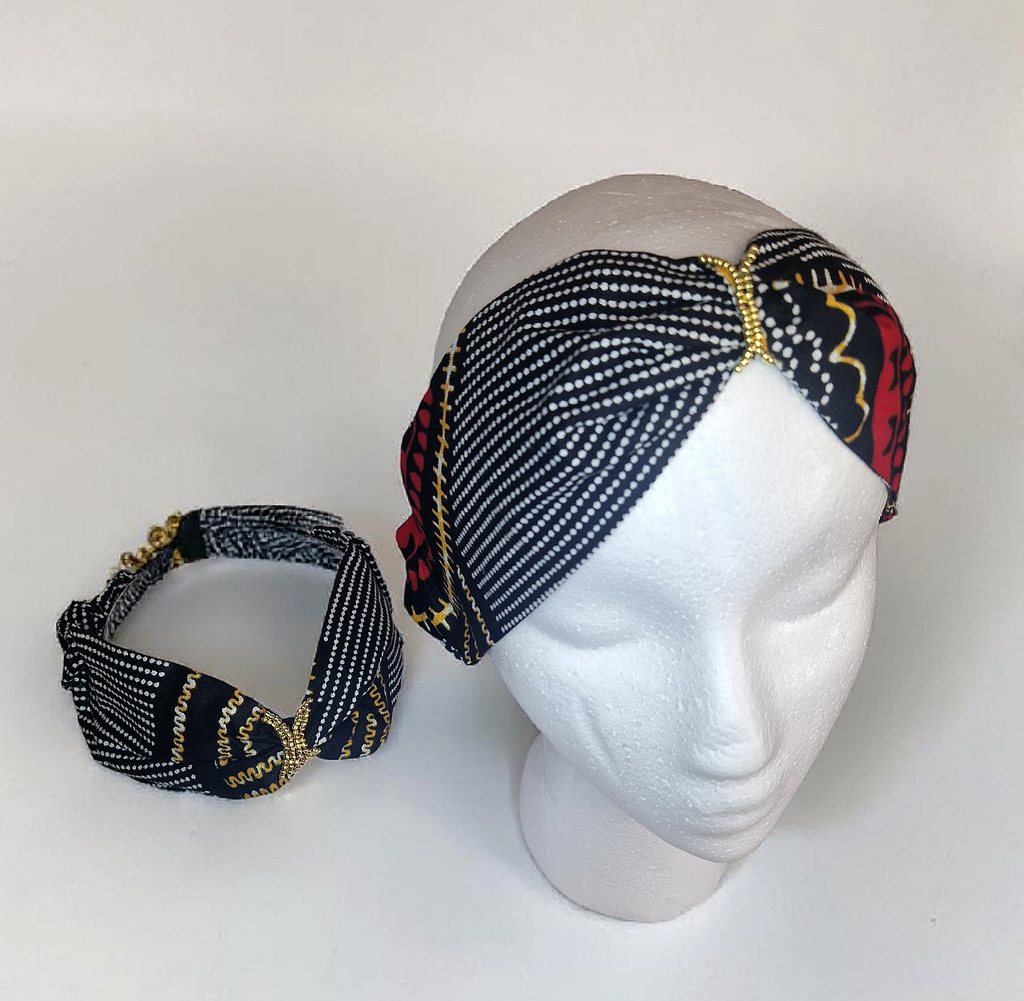 Mommy & Baby- African waxprint Headband Set(319 kr)