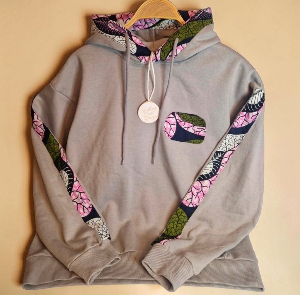 African Waxprint Hoodie Size XS (799 kr)