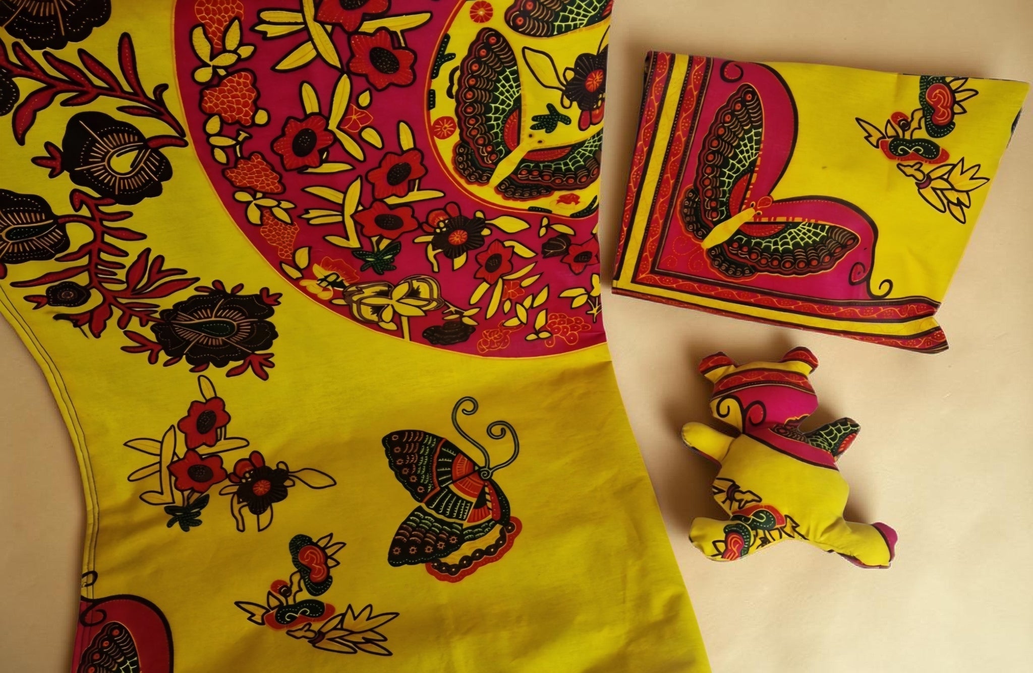 African Wax Print Baby Blanket Set(995 kr)