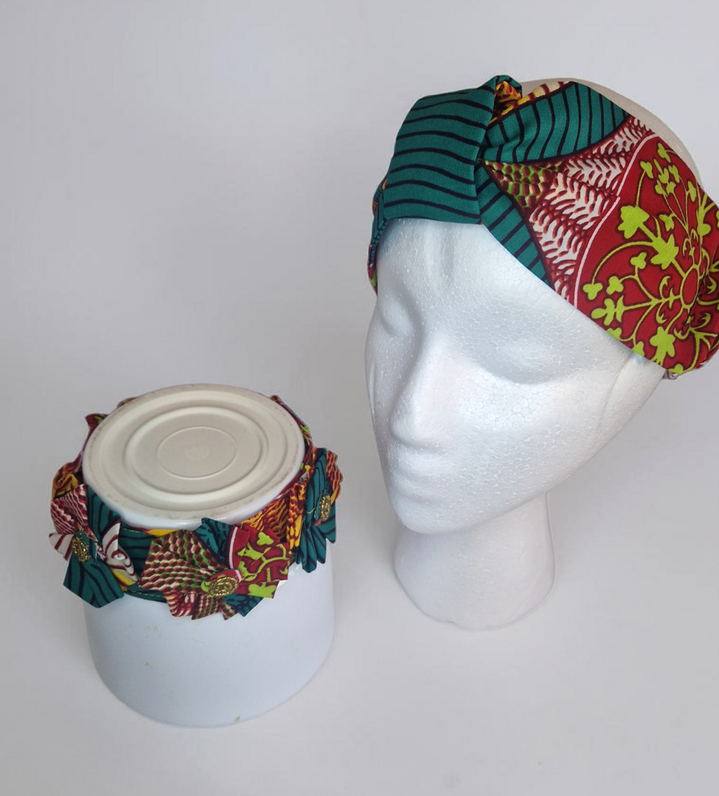 Mommy & Baby -African Waxprint Headband Set (329 kr)