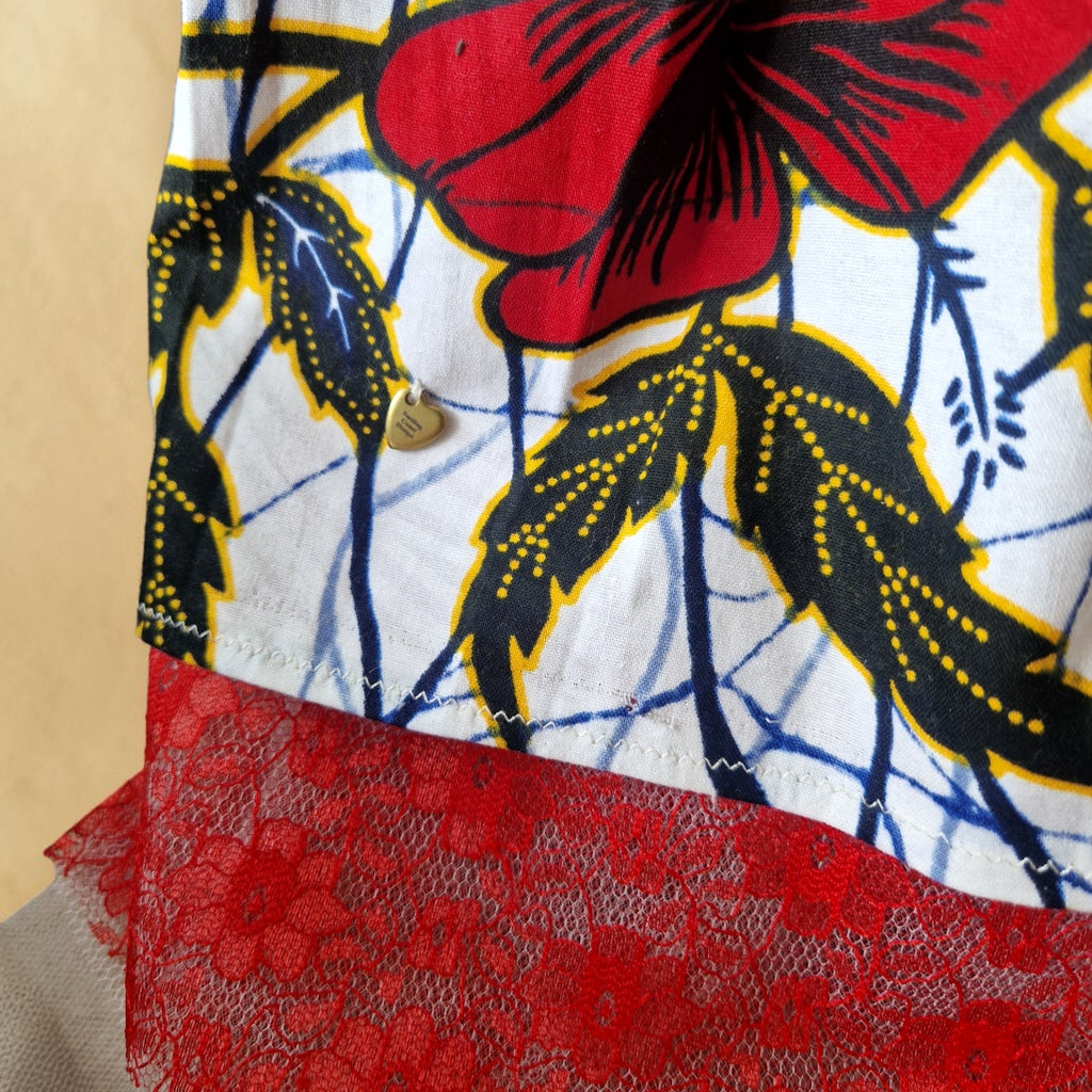 African Wax Print Baby Dress & Headband Set – 9–12 Months(449 kr)
