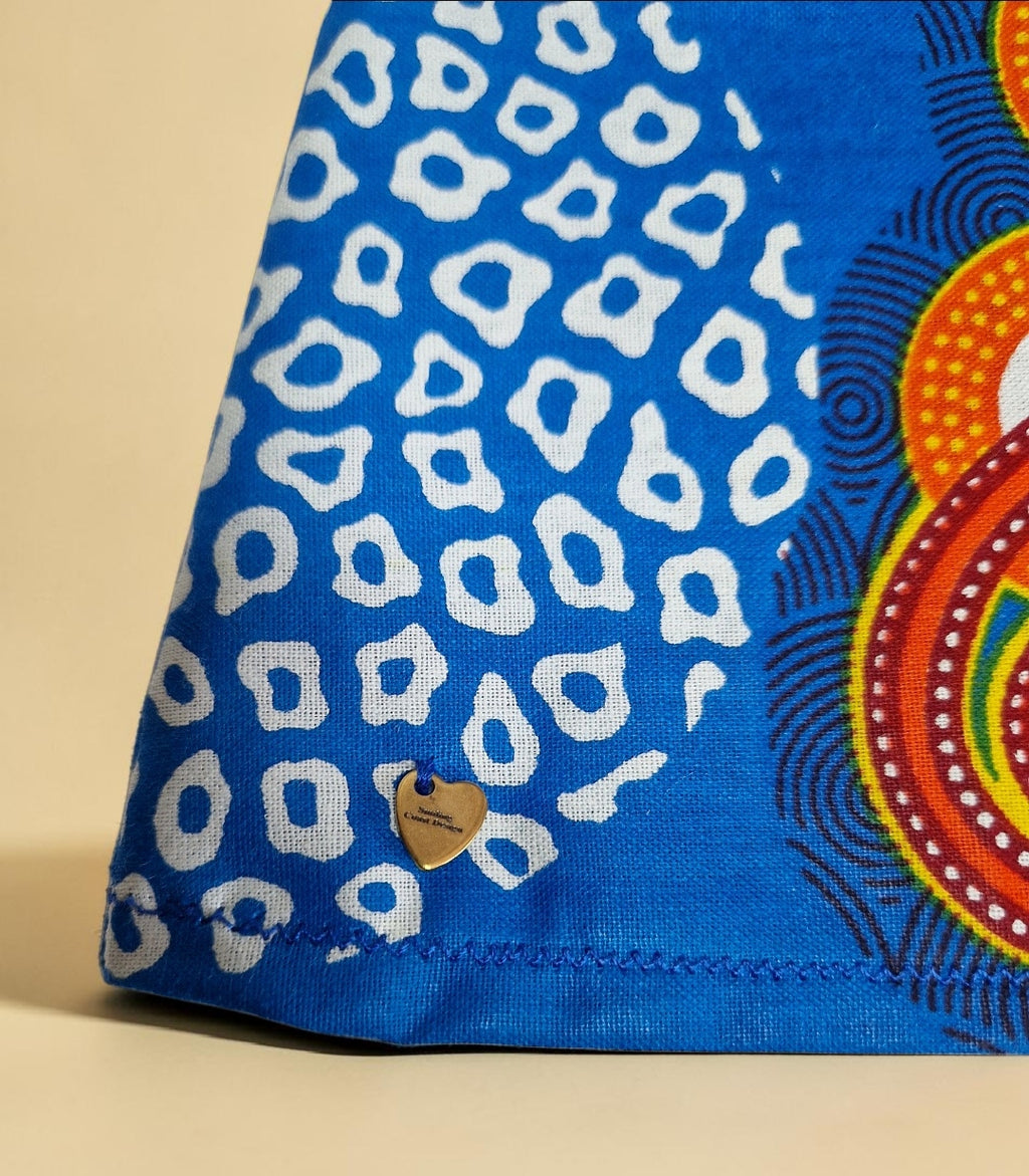 African Wax Print Baby Dress &  Headband Set (429 kr)