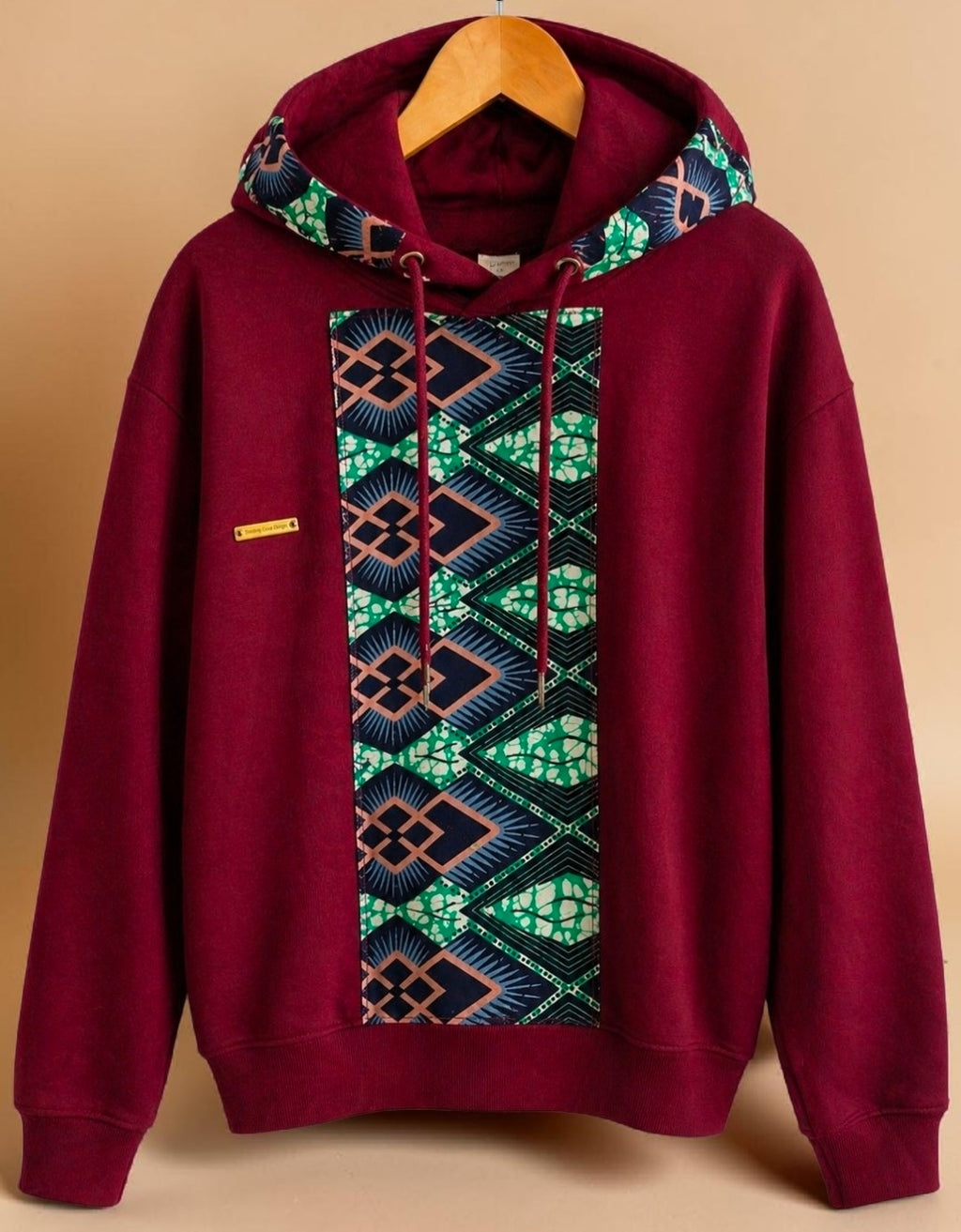 African Waxprint Hoodie Size S (895 kr)