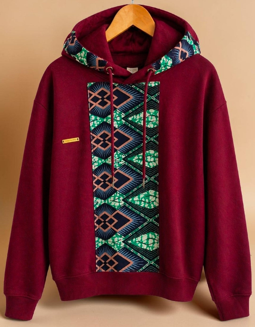 African Waxprint Hoodie Size S (895 kr)
