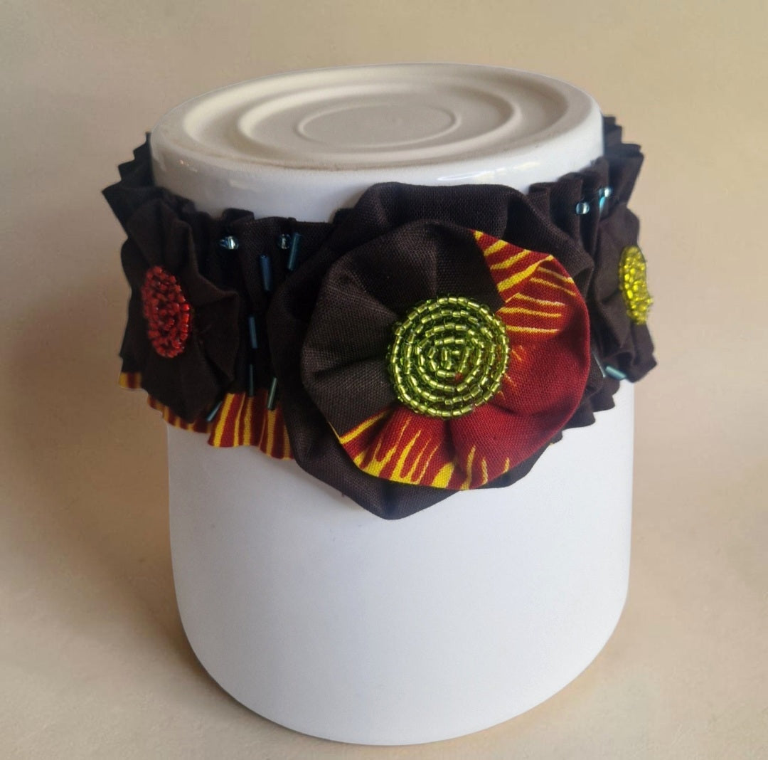 African Wax Print Baby Girl Dress & Matching Headband(429 kr)