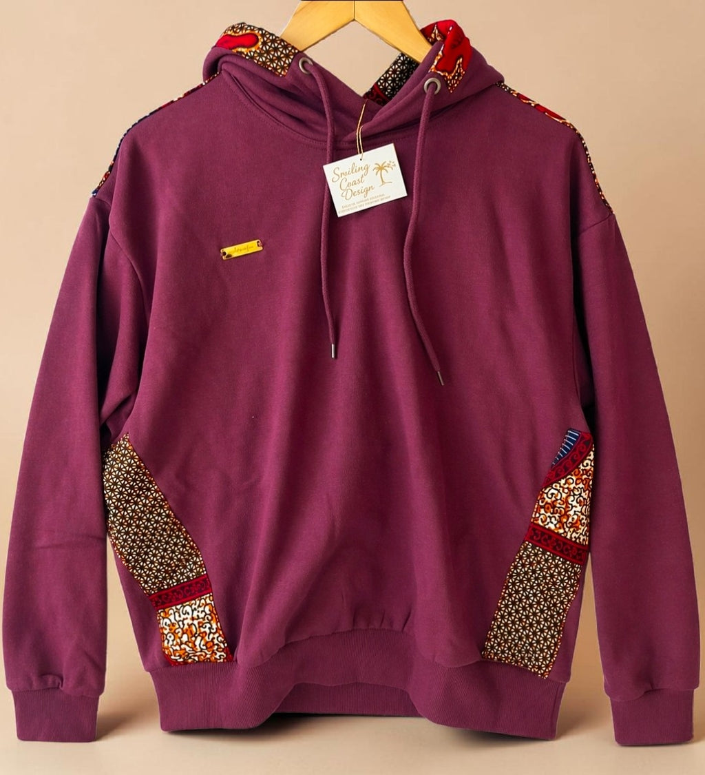 African Waxprint Hoodie Size S (895 kr)