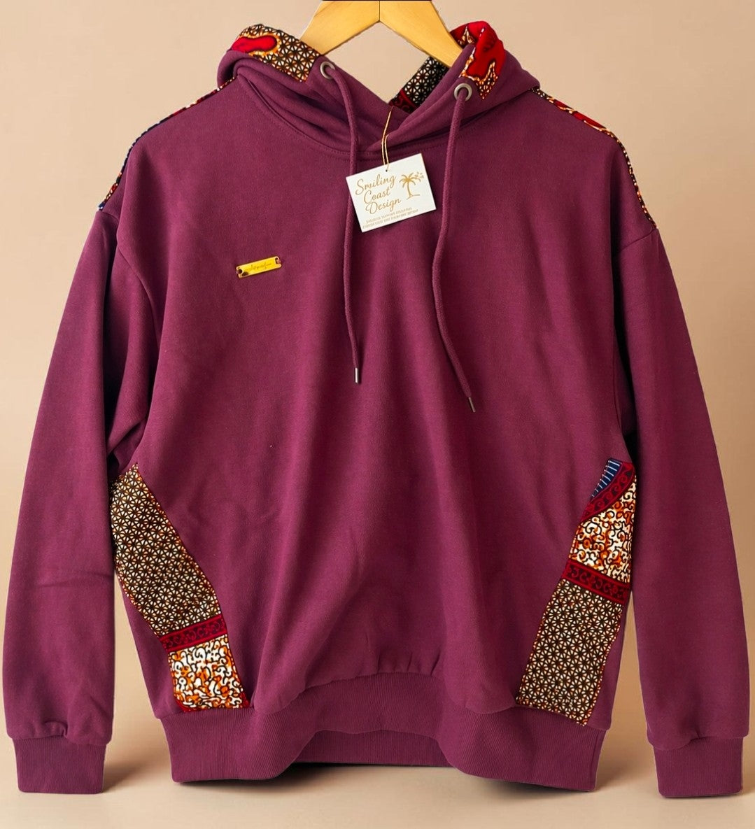 African Waxprint Hoodie Size S (895 kr)