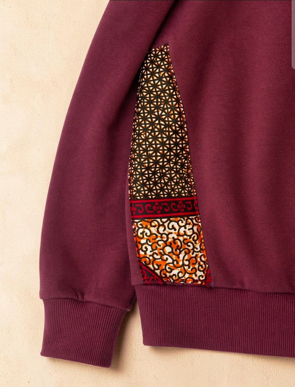 African Waxprint Hoodie Size S (895 kr)