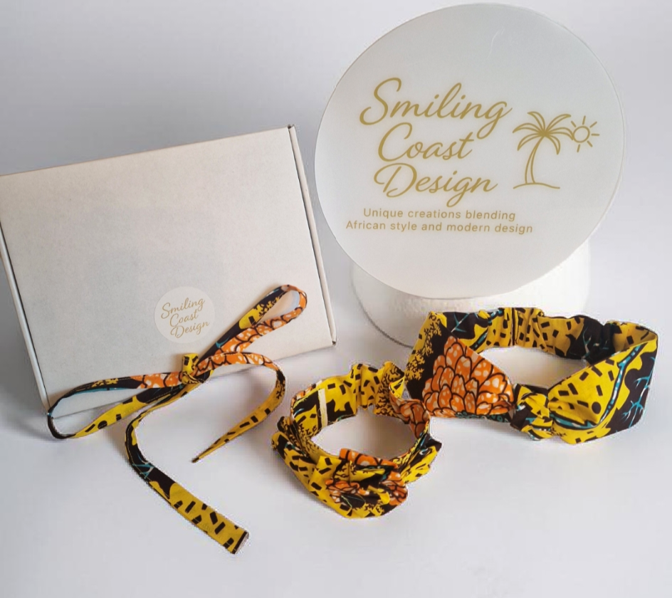Mommy & Baby- African Waxprint Headband Set (299 kr)