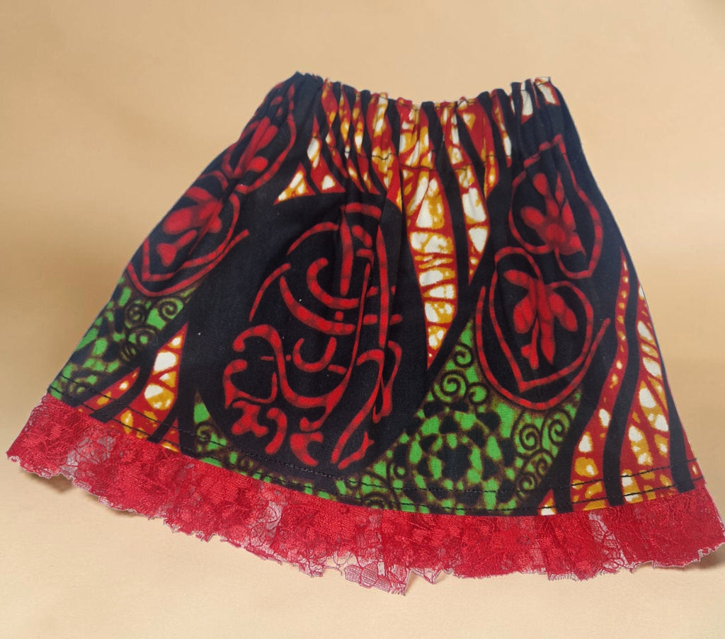 African waxprint Baby skirt & Headband set(349kr)