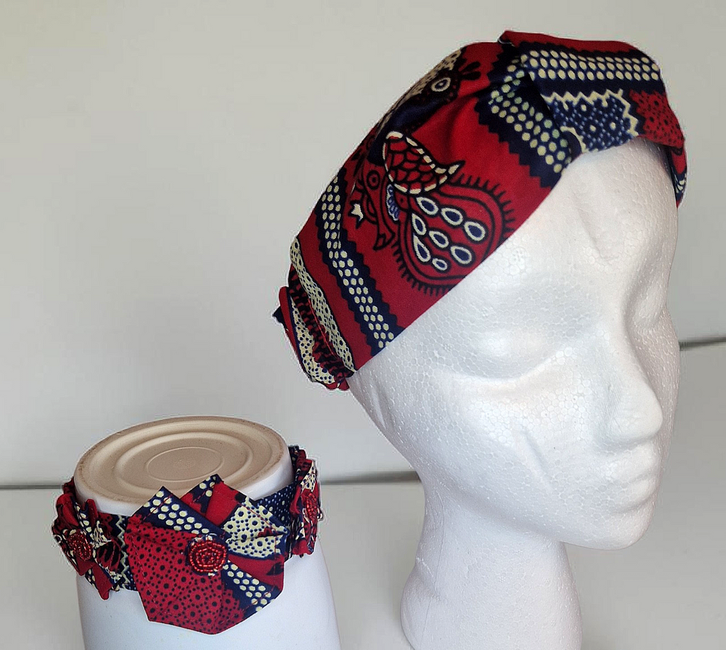 Mommy & Baby- African Waxprint Headband Set (319 kr)