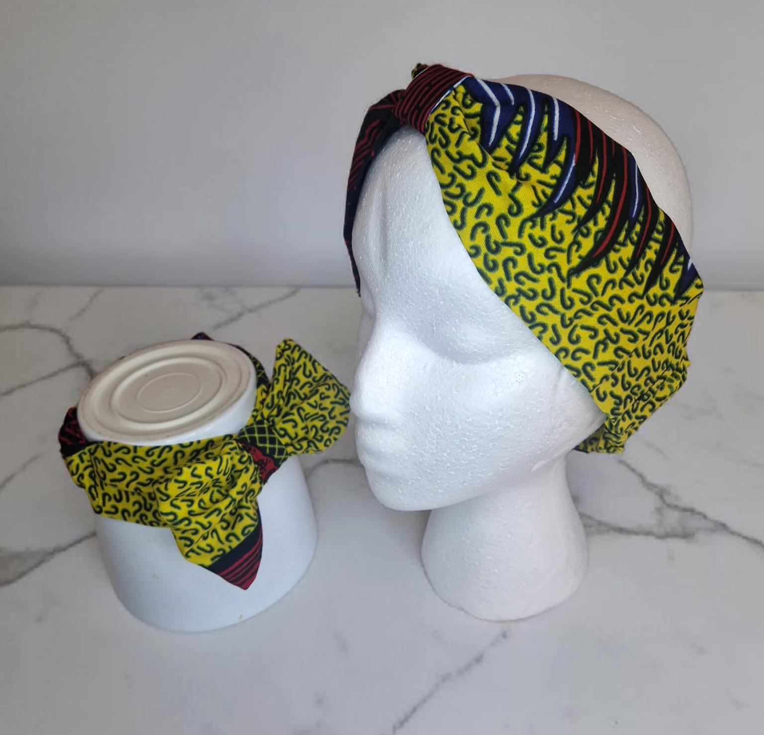 Mommy & Baby African Wax Print Headband Set (319 kr)