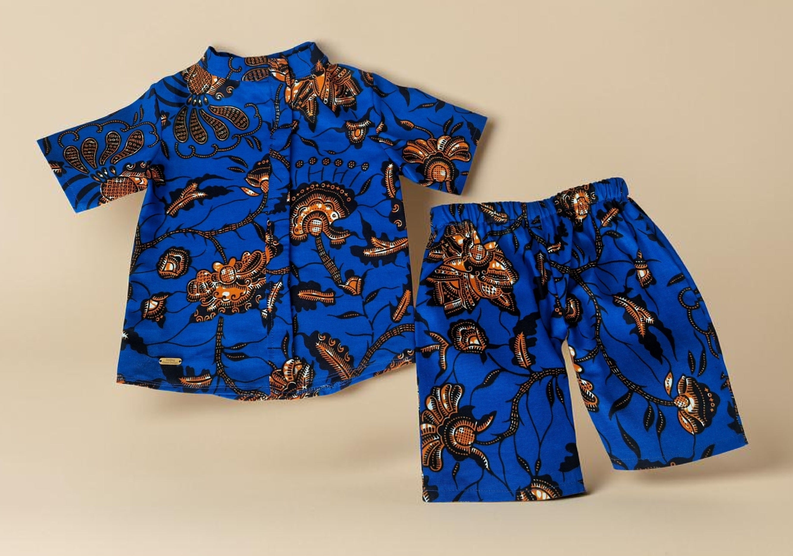 African waxprint baby boy set/ Shirt and Shorts/ 12-18 Months(549 kr)