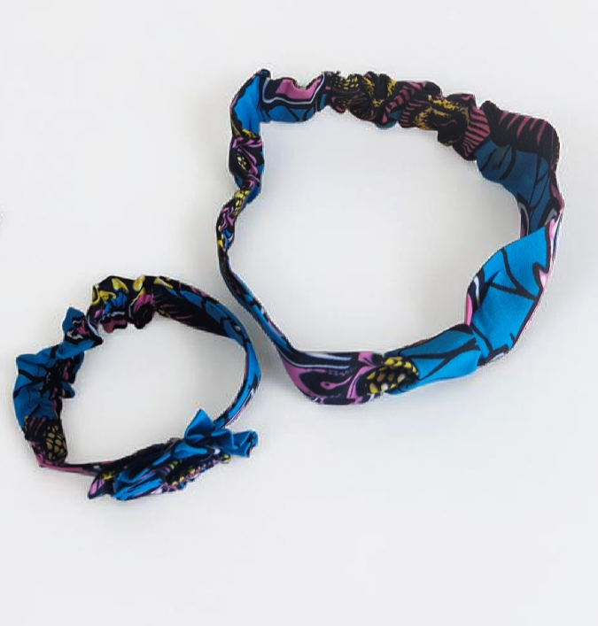 Mommy & Baby- African Wax Print Headband Set (329 kr)