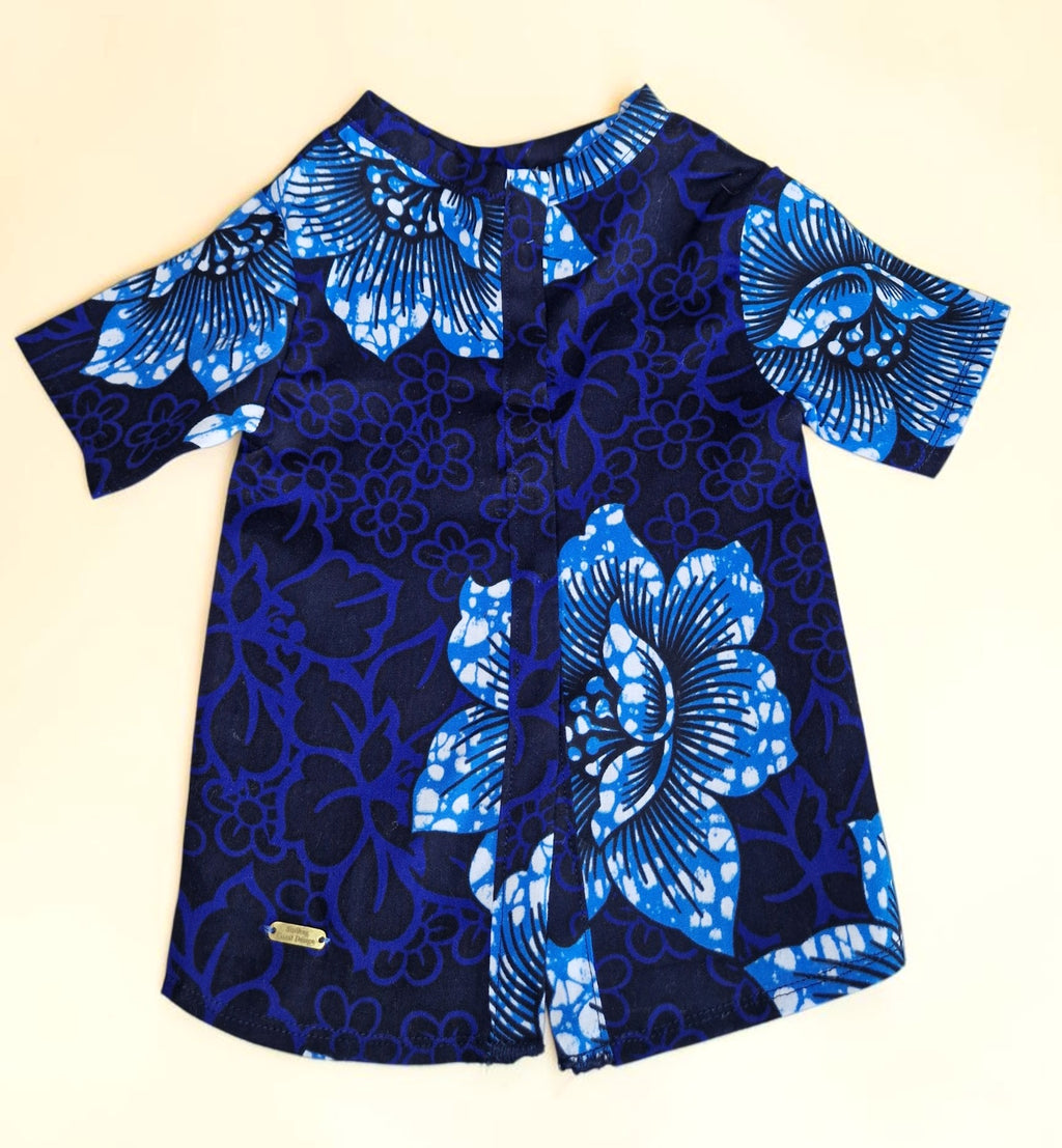 African Wax Print Baby Boy Set | Shirt & Shorts | Size 2–6 Months(449 kr)