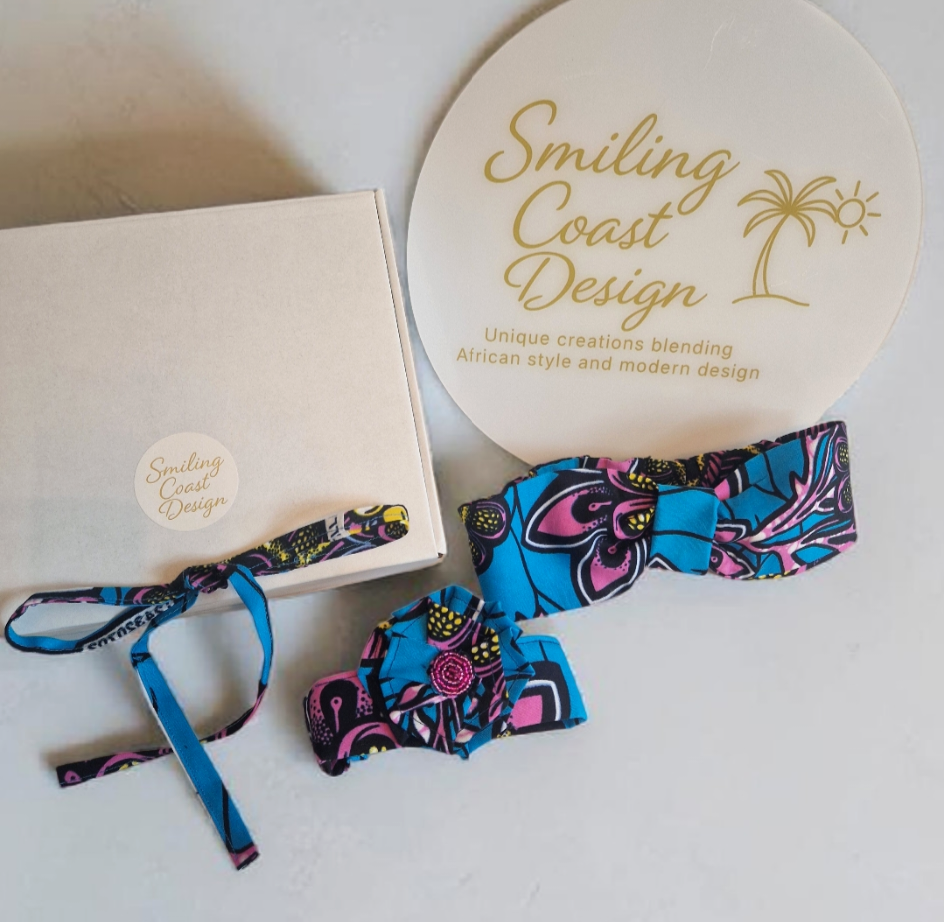 Mommy & Baby- African Wax Print Headband Set (329 kr)