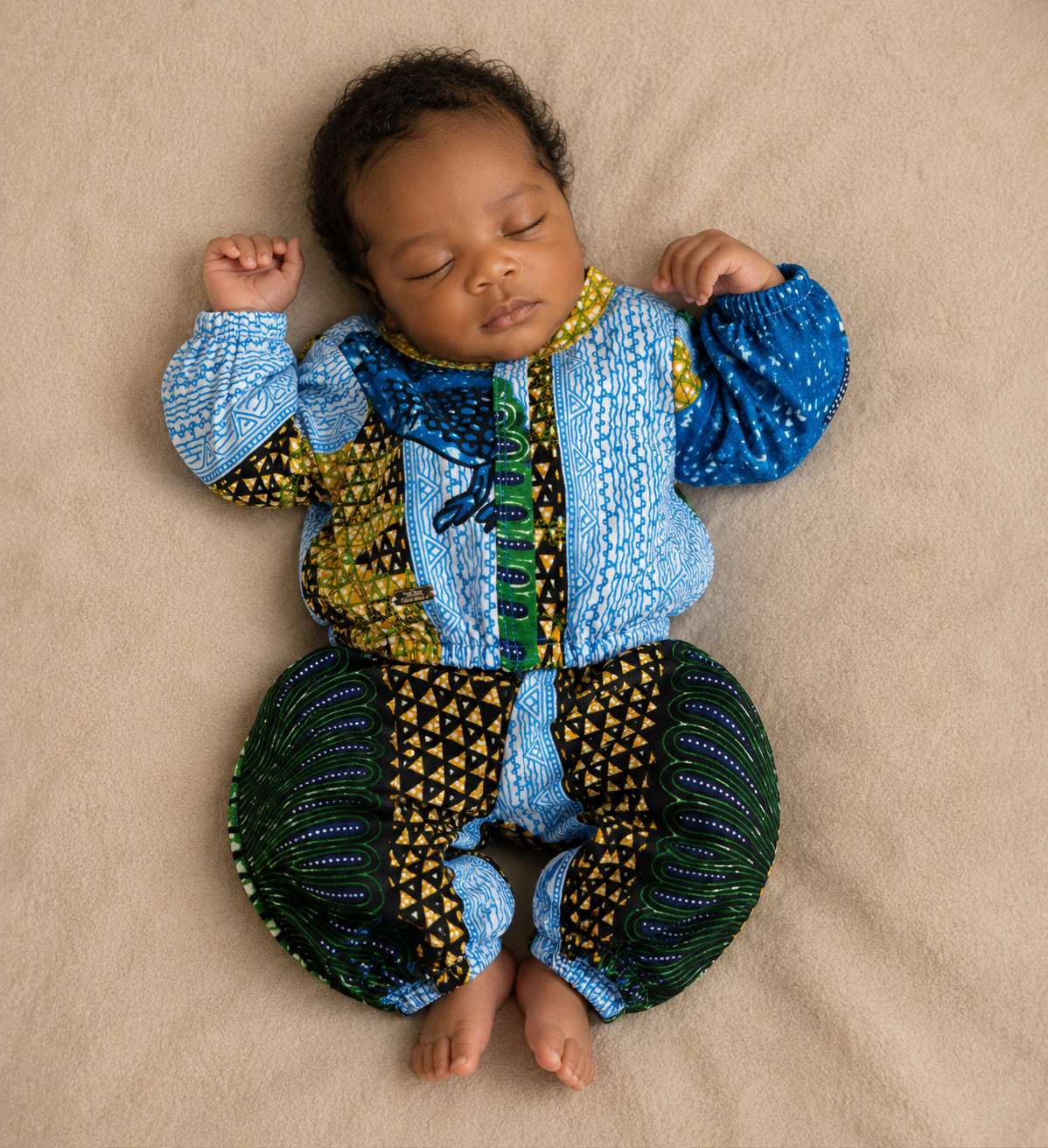 African Baby Set 0–3 Months – Jacket & Pants (445 kr)