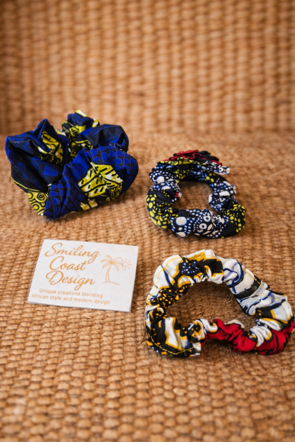 African Waxprint Scrunchie Set (3-Pack) (199kr)