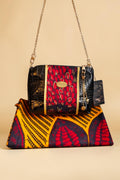 African waxprint & Croco Crossbody Bag (695kr)
