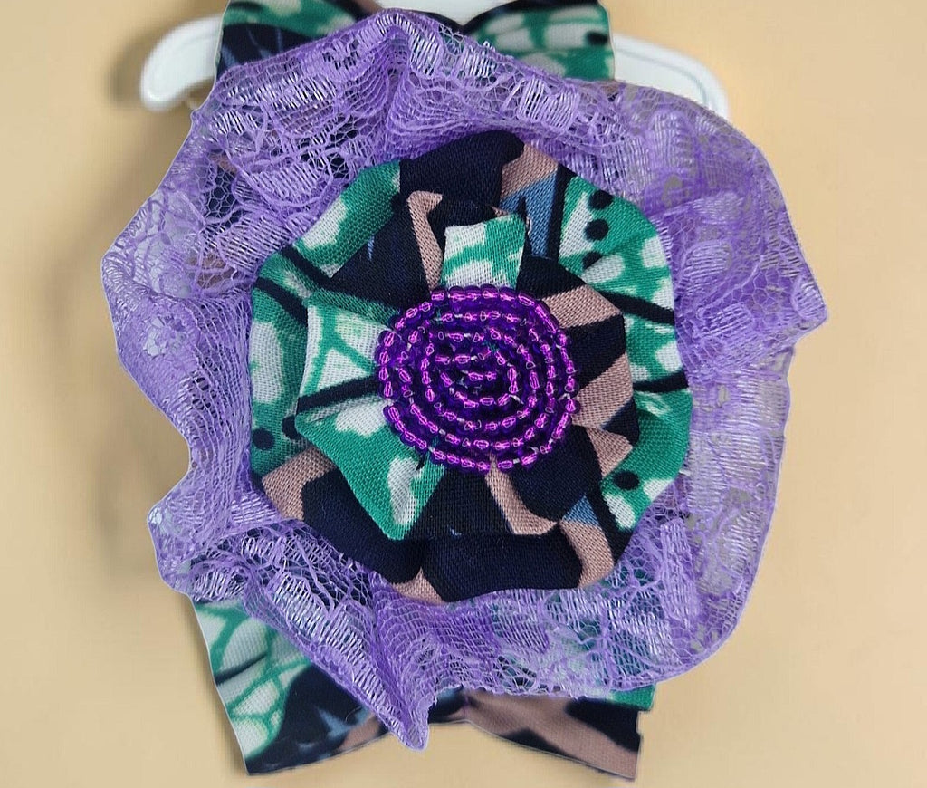African Waxprint Baby Girl Dress & Headband(449 kr)