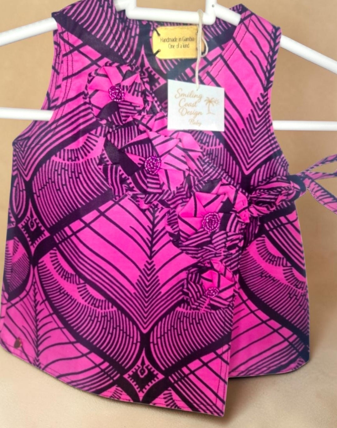 African waxprint Baby Dress & Headband (399kr)