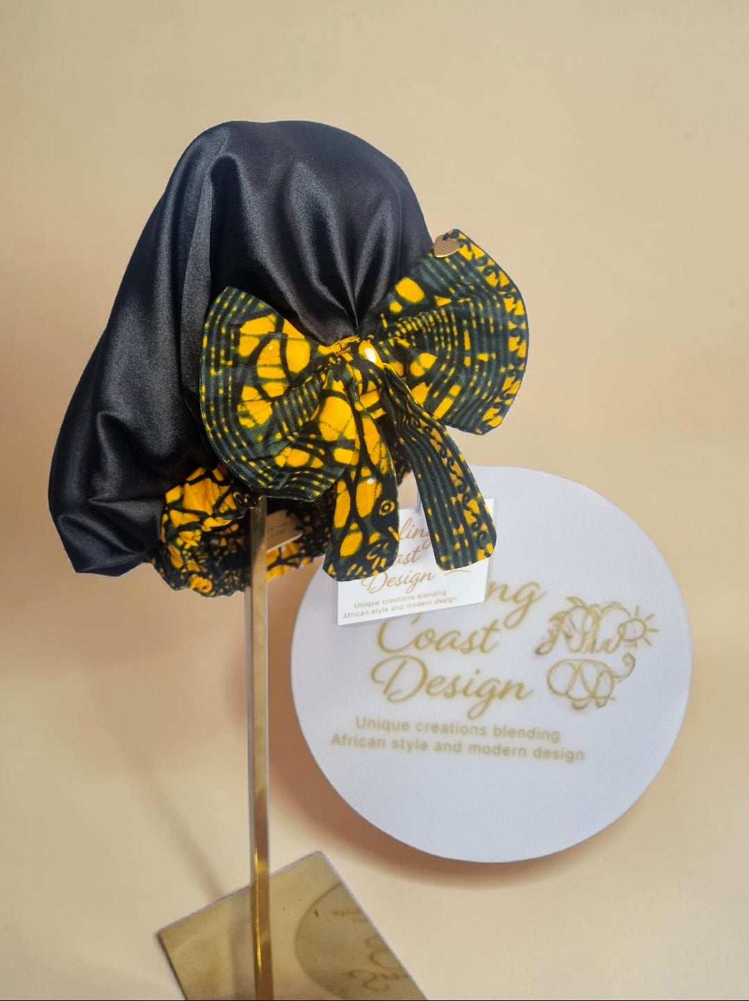 African Waxprint / Satin Bonnet (229kr)