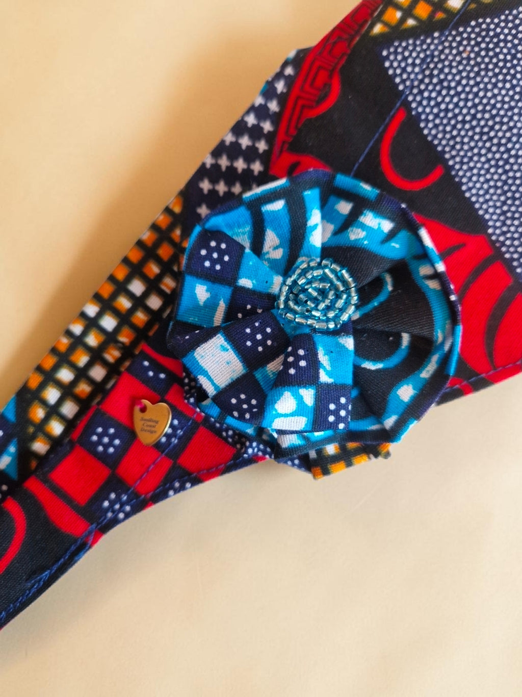 African waxprint Baby Dress and headscarf (399 kr)